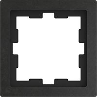 Рамка универсальная Schneider Electric Merten D-Life 1-м. камень базальт  картинка